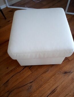 sit&more Hocker aus Kunstleder, creme - Leipzig Nordwest