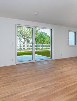 MAIER - Neubau bezugsfertig: 2-Zi-Terrassen-WHG mit EBK, TG und Gartenanteil ca. 88m² - WE 4 - Vaterstetten