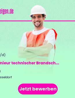 Ingenieur technischer Brandschutz / Werkssicherheit (m/w/*) - Düsseldorf