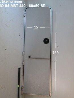 Hobby Wohnwagentür / Aufbautür 169 x 50 gebraucht LINKS (zB 440 BJ 94 bzw 510 BJ 96) Sonderpreis - Schotten Zentrum