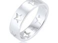 Elli Fingerring Bandring Stern 925 Sterling Silber in 00000