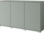 INOSIGN Sideboard Kenia, moderne grifflose Kommode mit 3 Türen, Breite 120 cm (1 St), Push-to-Open-Fronten, höhenverstellbaren Einlegeböden
