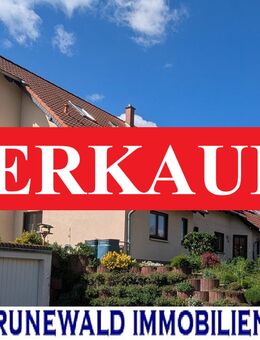 VERKAUFT! Ruhige Lage, Eigennutzung möglich: 3-Zimmer-Wohnung mit Garten und Garagen. - Jena