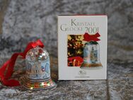 Hutschenreuther Weihnachtsglocke / 2001 / Vintage / Kristall Glas Glocke /Bayern - Zeuthen