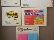 5x Post-it, neu + 12x Markierungspunkte, neu + Lineale + Stifte, neu - München