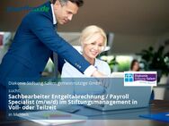 Sachbearbeiter Entgeltabrechnung / Payroll Specialist (m/w/d) im Stiftungsmanagement in Voll- oder Teilzeit - Minden (Nordrhein-Westfalen)