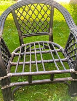 2 sessel rattan stühle holz vintage alt antik - Güstrow