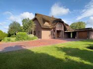 Exklusive Reetdach-Villa auf über 1ha Grundstück - Wellness, Wintergarten und Natur pur - Ostrhauderfehn