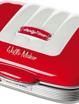 Ariete Waffeleisen 1973R rot Party Time, 700 W