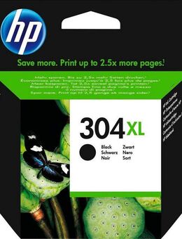 HP 304XL Tintenpatrone (1-tlg., original Druckerpatrone 304 schwarz XL)