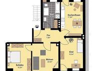 Komfortabel und sorgenfrei leben in top modernisierter 4-Zimmer-Wohnung, 2 Balkone, 1.OG - gefragte Lage - Kiel