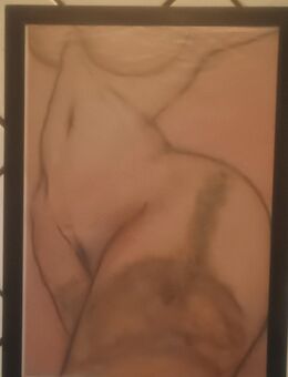 Aktzeichnung Frauenakt von Berliner Künstlerin - Osnabrück