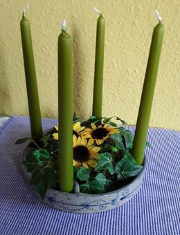 Keramik-Kerzenschale oder Adventskranz aus Nordfriesland - Eckernförde