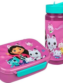Scooli Lunchbox Gabby's Dollhouse, Kunststoff, (Set, 2-tlg), mit Trinkflasche