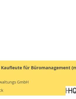 Ausbildung Kaufleute für Büromanagement (w/m/d) - Osnabrück