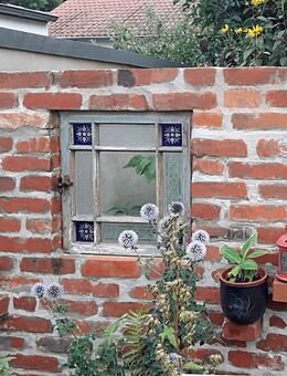 Garten bau Ruinen Mauer Antik Ziegel Klinker Echte Back stein Wand Feldbrand - Halle (Saale)