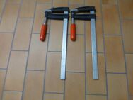 2 Stabile Schraubzwingen Temperguss, Holzgriff, - Münster
