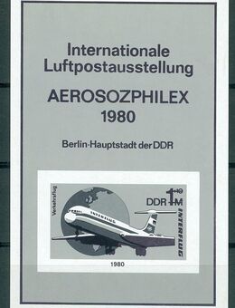 DDR Schwarzdruck Block Nr. 59 (2520) - Porta Westfalica Zentrum