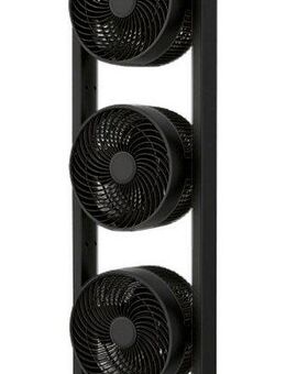 Sonnenkönig Standventilator Vind 3 schwarz, Leistung 105W, Fernbedienung, Touch-Funktion, 3 Geschwindigkeitsmodi. Oszillation horizontal und vertikal, 7h Timer