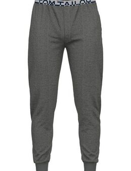 TOM TAILOR Pyjamahose Brügge Logobund, schmaler Fit, Seitentaschen, atmungsaktiv, Baumwollmix