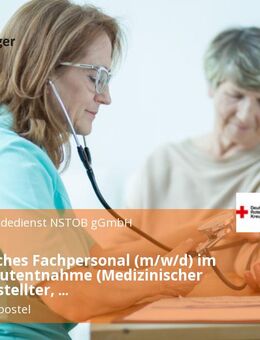 Medizinisches Fachpersonal (m/w/d) im Bereich Blutentnahme (Medizinischer Fachangestellter, Rettungssanitäter, Notfallsanitäter, Gesundheitspfleger/Krankenpfleger, Altenpfleger, Arzthelfer (m/w/d)) - Bad Fallingbostel