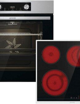 GORENJE Backofen-Set Steam Set, mit 1-fach-Teleskopauszug, AirFry-Funktion