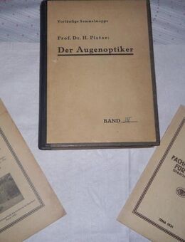 Der Augenoptiker-Prof.Dr.H. Pistor - Jena