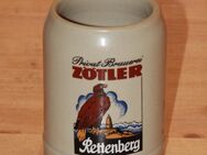 Brauerei Zötler Bierkrug Steinzeug Steingut Keramik 0,25 L neuwertig - Borken