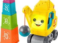 Fisher-Price® Lernspielzeug Zählen&Stapeln Kran, mit Sound