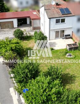 Technisch sanierte Doppelhaushälfte mit Nebengebäuden, separatem Büro und großem Garten in Hirschau - Hirschau