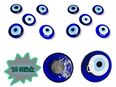 10 Stück Magnetische Glas Nazar Boncuk Rund mit Magnet Dekoration Auge Deko Blau 12,90 €* in 78052