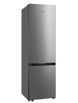 Midea Kühl-/Gefrierkombination SPACE MASTER MERB445MIC46, 201 cm hoch, 59,5 cm breit, Mehr Platz für Frische – mit extra viel Stauraum und NoFrost