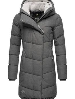Ragwear Wintermantel Pavla stylischer Winterparka mit Teddyfutter und Kapuze