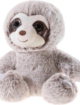 Heunec® Kuscheltier Faultier braun-meliert, 16 cm, enthält recyceltes Material