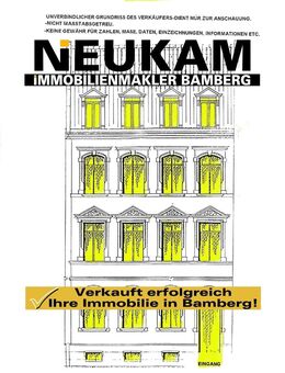 BAMBERG-NÄHE ZENTRUM: HAUS MIT 4 WOHNUNGEN (= 1 WOHN. LEER!!) AUF 110m2 FÜR 545.000,-EURO - Bamberg