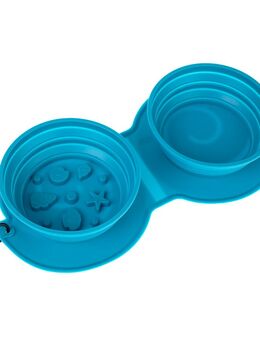 TIAKI Doppel Silikon Reisenapf Sea Shell - 2 x 600 ml