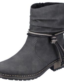 Rieker Winterstiefelette mit Zierbänder am slouchy Schaft