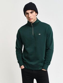 Gant Sweatshirt REG SHIELD HALF ZIP SWEAT mit Logostickerei auf der Brust