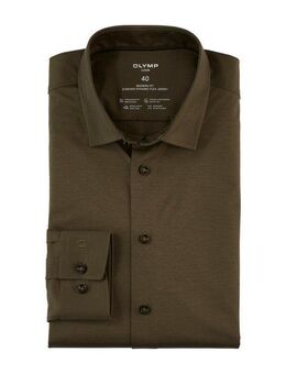 OLYMP Langarmhemd Luxor 24/Seven modern fit Jerseyshirt mit geruchshemmenden Materialeigenschaften