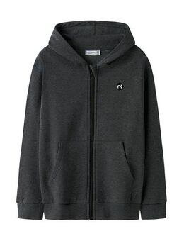 Name It Kapuzensweatjacke NKMVIMO LS SWEAT CARD BRU NOOS