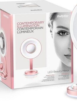 BaByliss LED-Lichtspiegel 9450E Beauty Mirror, beleuchteter Kosmetikspiegel mit Netzbetrieb