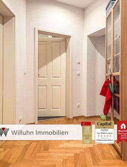 2012 saniert | Personenaufzug | 4 Zimmer | Balkon | Parkettboden | Fußbodenheizung - Leipzig