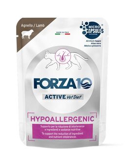 Forza 10 Hypoallergenic Active Vet Diet für Katzen 12 x 80 g - Lamm