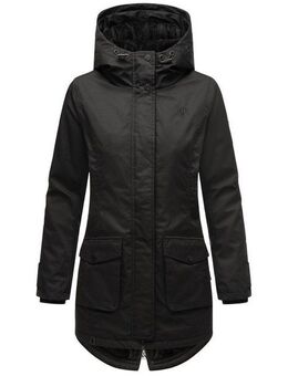 Navahoo Parka Brinjaa Modischer Winter Kurzmantel mit zahlreichen Taschen