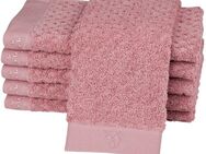 ROSS Gästehandtücher Harmony, Frottier (Packung, 6-St), 100 % Baumwolle, Hoch Tief Struktur, viele Farben