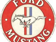 Tolles Ford Mustang Blechschild Rund Ø 35 cm - München