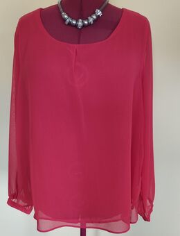 Chiffon Bluse in rot, Gr. 44/46 - Kaltenkirchen