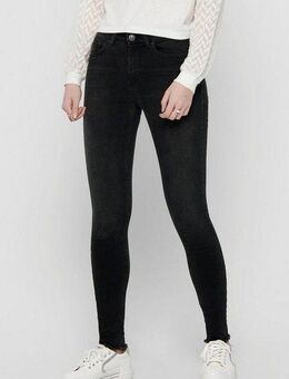 ONLY Ankle-Jeans ONLBLUSH MID SK ANK RW REA1099 NOOS mit fransigen Säumen