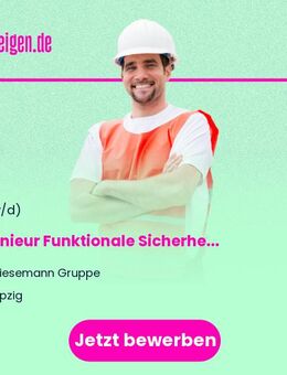 Ingenieur Funktionale Sicherheit (m/w/d) - Leipzig