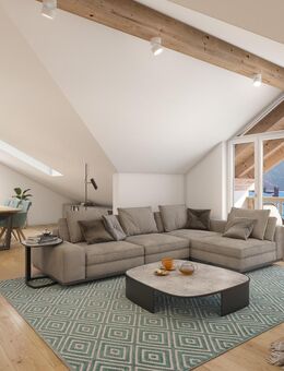 Herrliche Dachgeschosswohnung mit zwei Balkonen in sonniger Lage - Ruhpolding